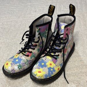 Dr. Martens Youth Pascal Floral Mashup Backband Boots